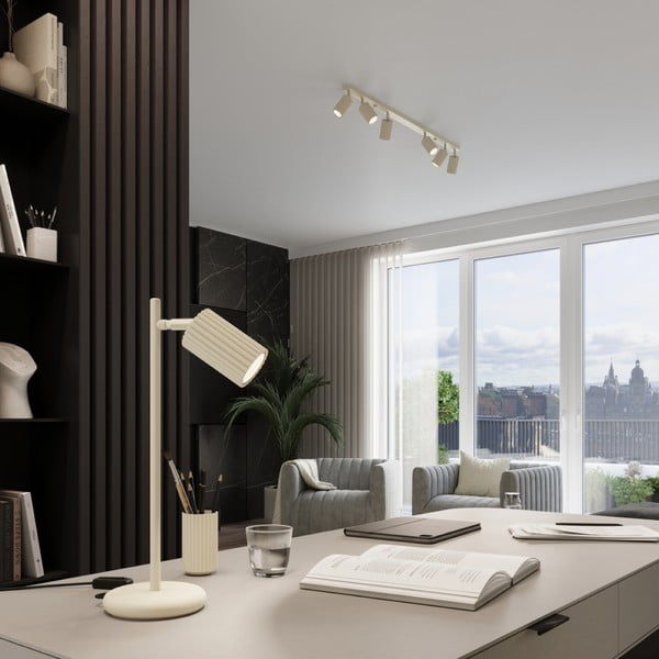 Krémová stolová lampa (výška  43 cm) Gleam – Sollux-image-1