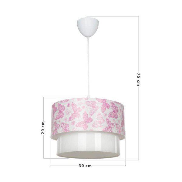 Bielo-ružové detské svietidlo – Squid Lighting-image-3