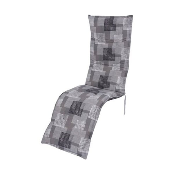 Sivý záhradný sedák na ležadlo 52x170 cm Stoke – Sun Garden-image-1