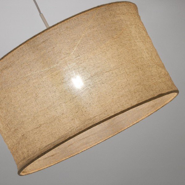 Béžové látkové tienidlo ø 50 cm Mariela – Kave Home-image-1