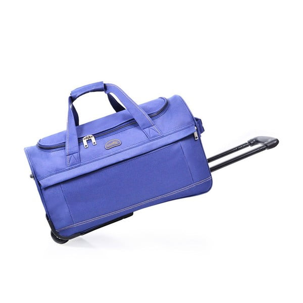 Modrá cestovná taška na kolieskach Hero, 83 l