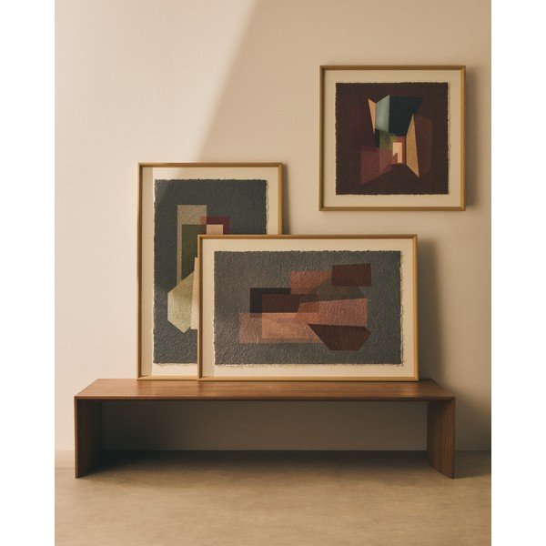 Tlačený obraz s rámom/na plátne 60x90 cm Veluni – Kave Home-image-1