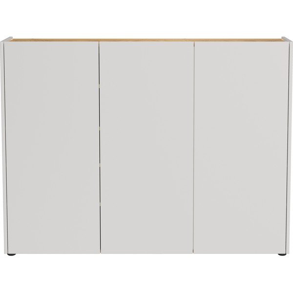 Krémová skrinka v dekore duba 138x105x25 cm Libbiano – Germania-image-4