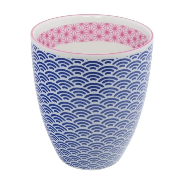 Modro-ružový porcelánový hrnček na čaj Tokyo Design Studio Wave