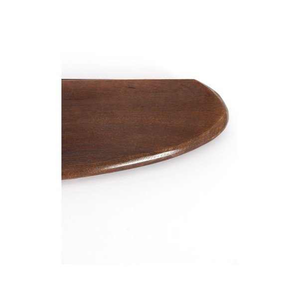 Hnedá polica z mangového dreva 70 cm Ginosa – Light & Living-image-2