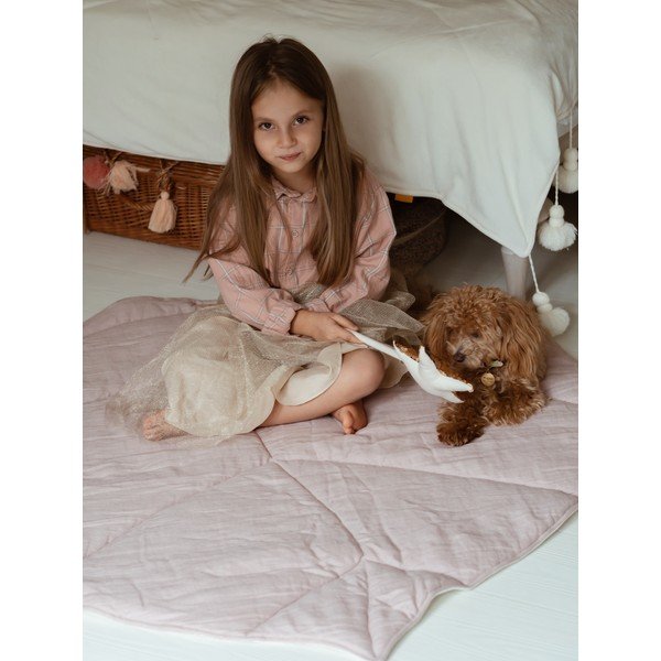 Ružová detská deka na hranie Powder Pink - Moi Mili-image-4