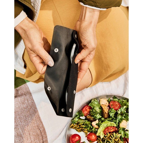 Antikoro jedálenské vidličky v súprave 4 ks v striebornej farbe Spork – Black + Blum-image-4