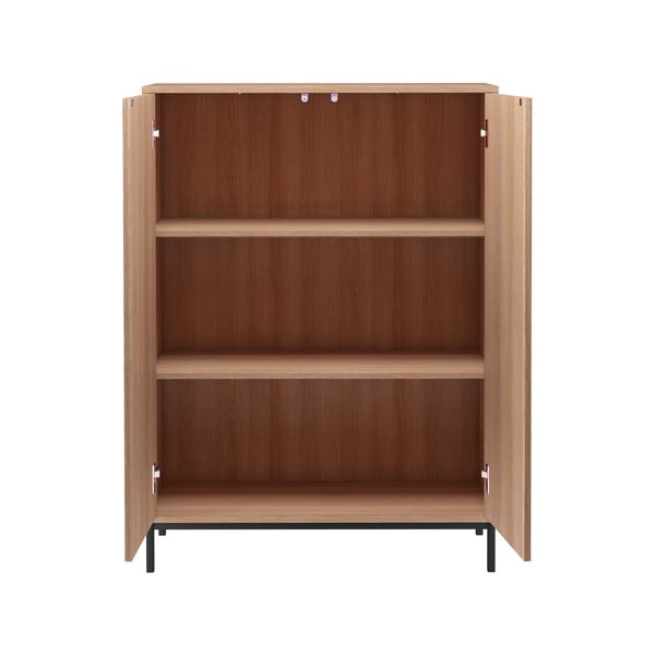 Skrinka v dekore duba v prírodnej farbe 80x110 cm Celine - Støraa-image-2