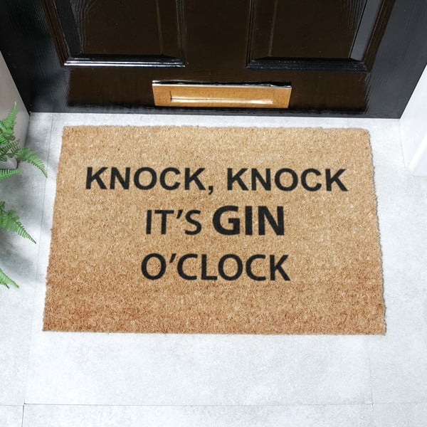Rohožka z kokosového vlákna 40x60 cm Gin O'Clock – Artsy Doormats-image-2