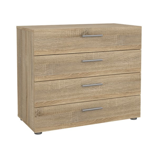 Komoda v dubovom dekore Tvilum Pepe, 80 x 68 cm-image-2