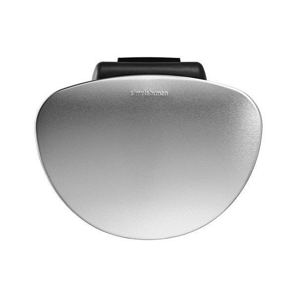 Nášľapný oceľový odpadkový kôš v striebornej farbe 10 l – simplehuman-image-3