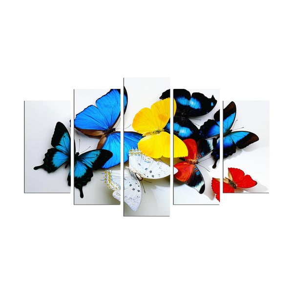 Viacdielny obraz Life Of The Butterfly, 110 × 60 cm