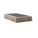 Taupe čalúnená jednolôžková posteľ bez čela 90x200 cm Jaira – Kave Home