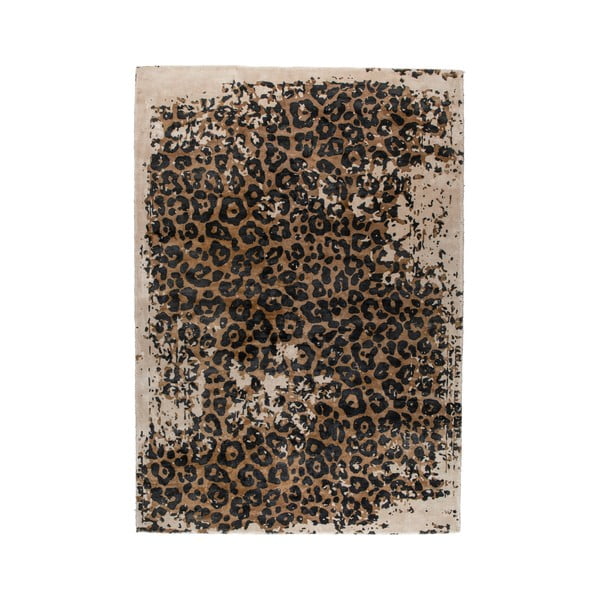Béžovo-čierny koberec Dutchbone Satwa, 170 x 240 cm