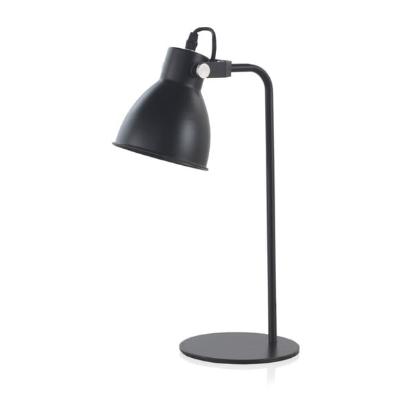 Čierna stolová lampa Geese, výška 43 cm