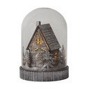 Hnedá svetelná dekorácia s vianočným motívom ø 12,5 cm Kupol – Star Trading