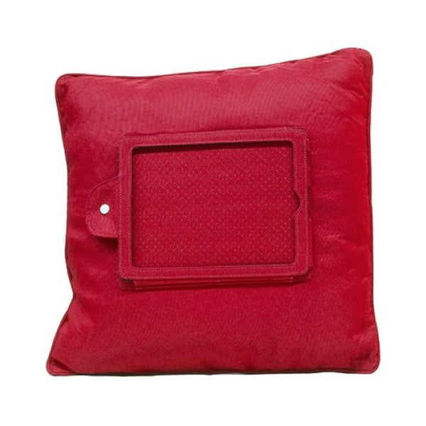 Červený vankúš s držiakom na iPad InnovaGoods