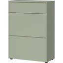 Sivozelená matná skrinka 70x99x34 cm Binetto – Germania