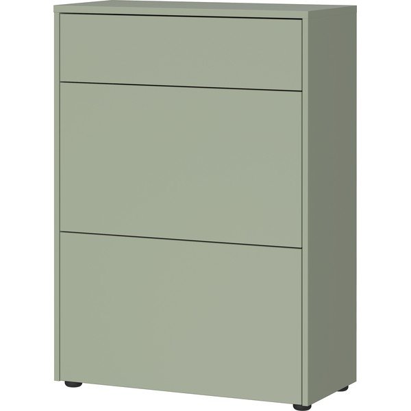 Sivozelená matná skrinka 70x99x34 cm Binetto – Germania