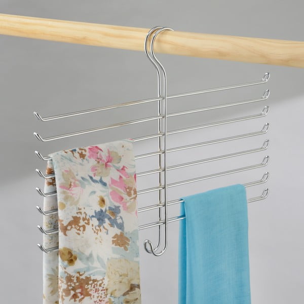Kovový vešiak na šatky a šály iDesign Classico, 40 x 32 cm-image-1