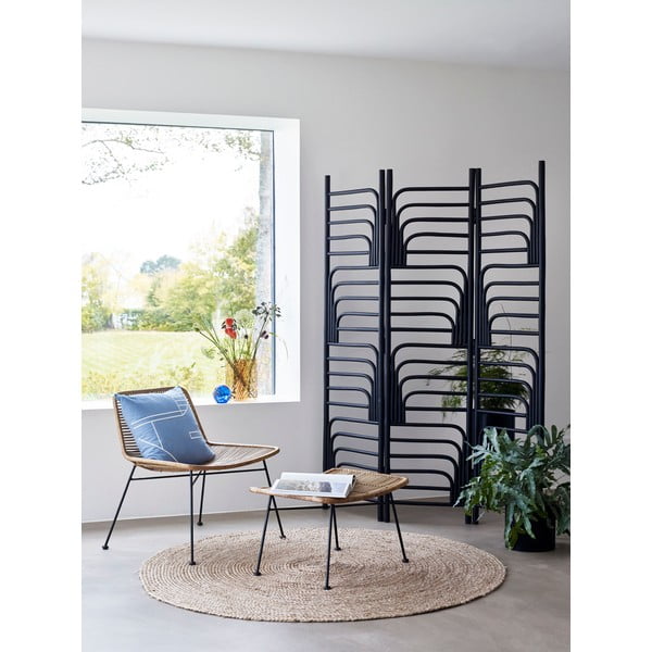 Oranžová sklenená váza Hübsch Deco, výška 18 cm-image-2