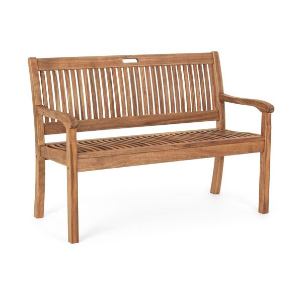 Drevená záhradná lavica v prírodnej farbe Noemi – Bizzotto-image-2