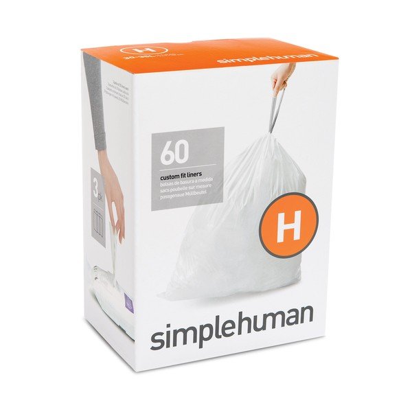 Vrecia na odpadky 60 ks 35 l H - simplehuman
