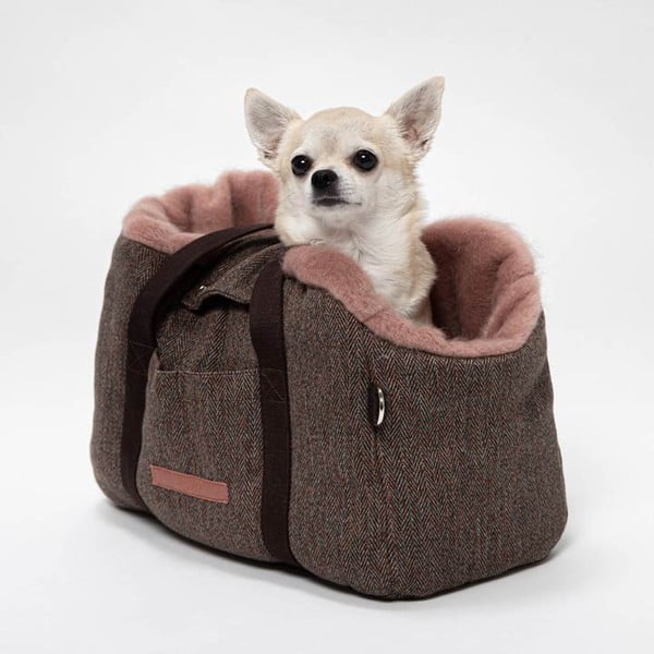 Prepravná taška pre psa 26x36 cm Milano Herringbone S – Cloud7-image-1