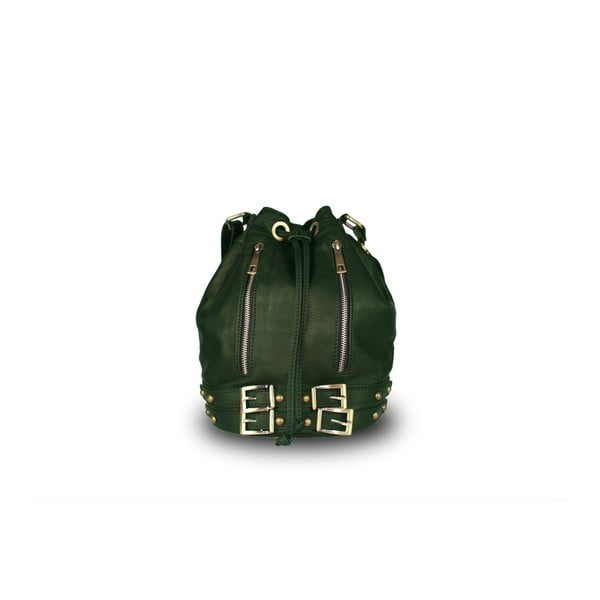 Zelená kabelka z pravej kože JOHN FISH Weez