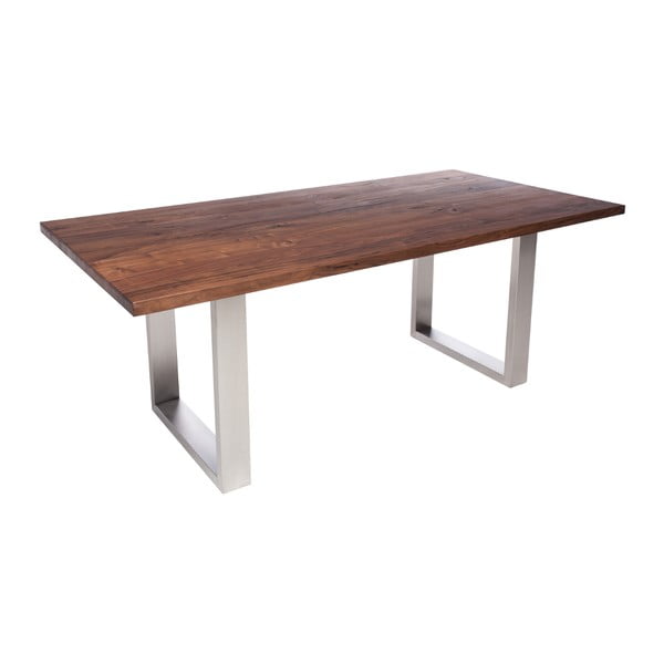Jedálenský stôl z dreva čierneho orecha Fornestas Fargo Alister, dĺžka 200 cm