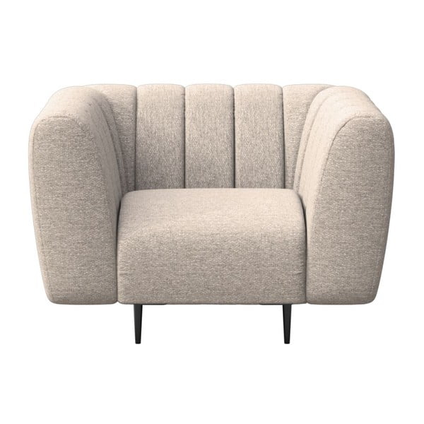 Béžové kreslo Shel – Ghado