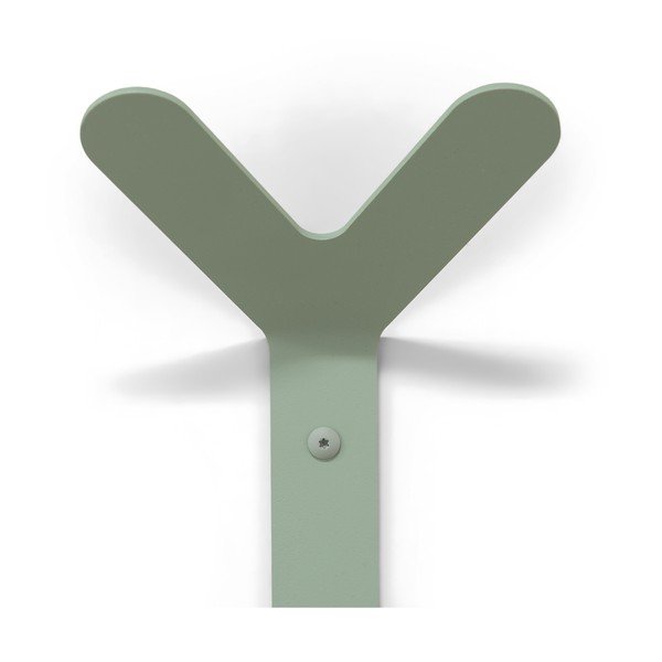 Sivozelený nástenný oceľový háčik Frondo – Spinder Design-image-3