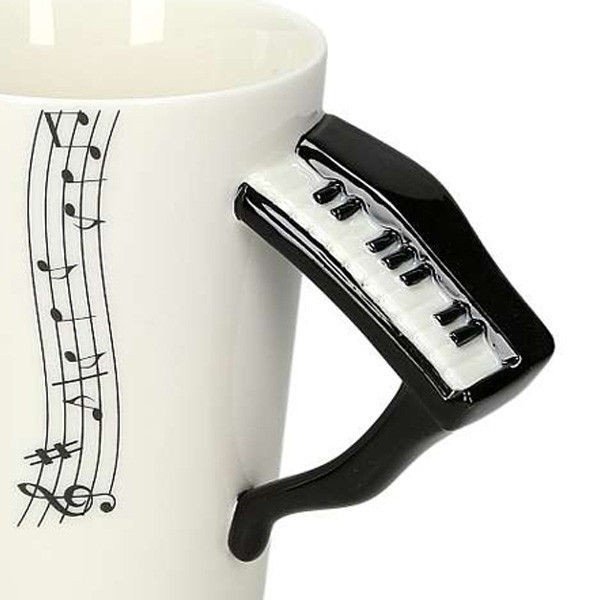 Porcelánový hrnček Gift Republic Piano-image-1
