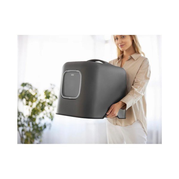 Antracitová súprava mačacieho záchodu a lopatky Biala – Rotho-image-4