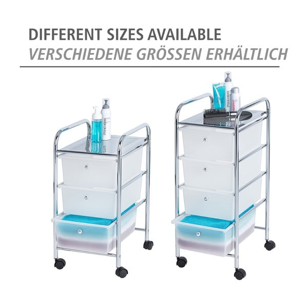 Pojazdný kúpeľňový regál so 4 zásuvkami Wenko Messina-image-4