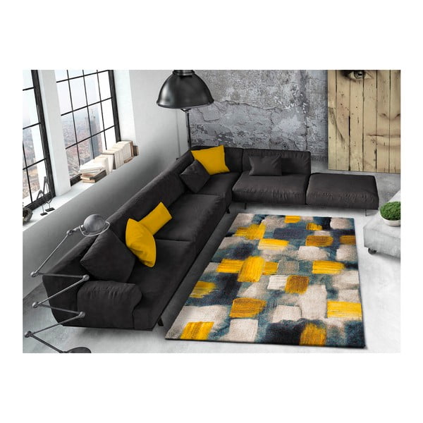 Modro-žltý koberec Universal Lienzo, 160 x 230 cm-image-1