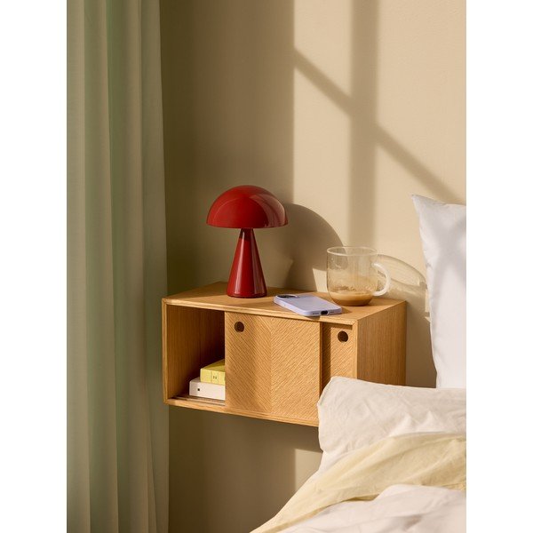 Nástenná polica z dubového dreva Hübsch Herringbone-image-2