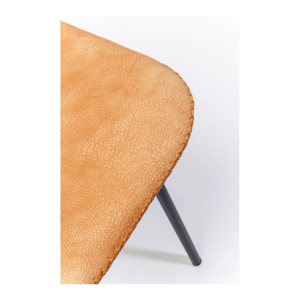 Sada 4 oranžových jedálenských stoličiek Kare Design Barber-image-2