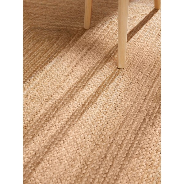 Obojstranný/ručne tkaný jutový koberec v prírodnej farbe 160x230 cm Sharmila Natural Brown – Hanse Home-image-4