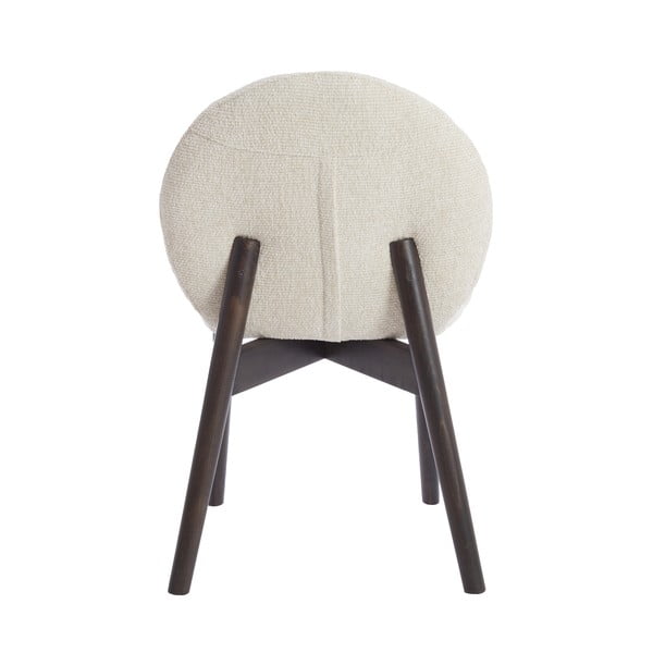 Krémovobiele čalúnené jedálenské kreslá v súprave 2 ks Sinosa – Light & Living-image-4