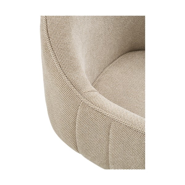 Svetlosivé čalúnené jedálenské kreslá v súprave s podrúčkami 2 ks Tamera – House Nordic-image-3