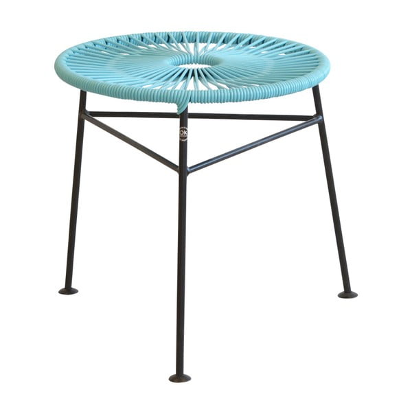 Svetlomodrý odkladací stolík OK Design Centro