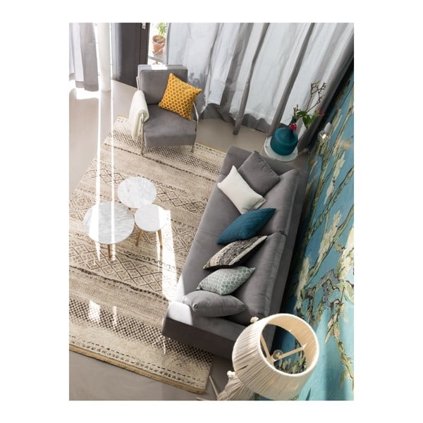 Žltý vankúš s výplňou Zuiver Monty, 45 × 45 cm-image-4