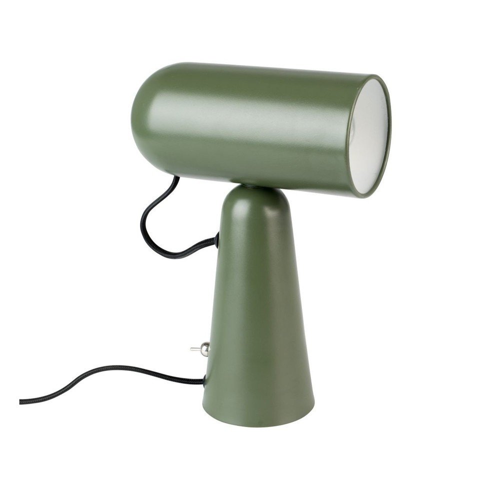 Zelená stolová lampa White Label Vesper