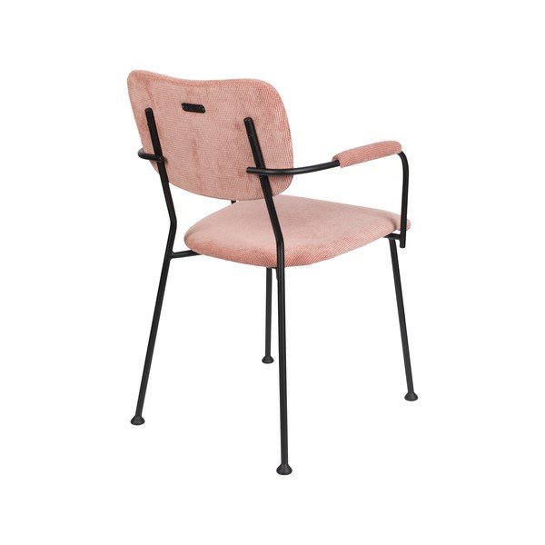 Svetloružové jedálenské stoličky v súprave 2 ks Benson – Zuiver-image-4