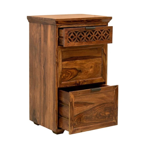 Komoda z masívneho palisandrového dreva Massive Home Rosie, dĺžka 55 cm-image-1