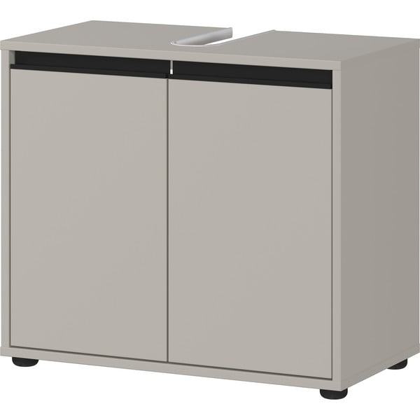 Sivá skrinka pod umývadlo 63x55 cm Lemont – Germania-image-2