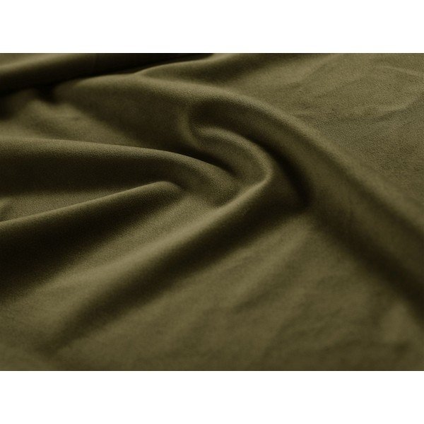 Khaki zamatový taburet Molino – Micadoni -image-2