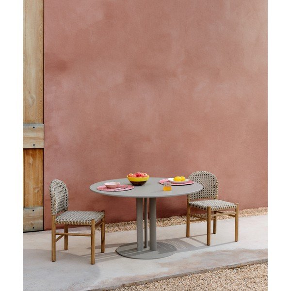 Okrúhly záhradný jedálenský stôl ø 120 cm Sedalis – Kave Home-image-1