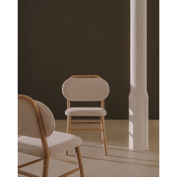 Béžové jedálenské stoličky v súprave 2 ks Helda – Kave Home-image-2